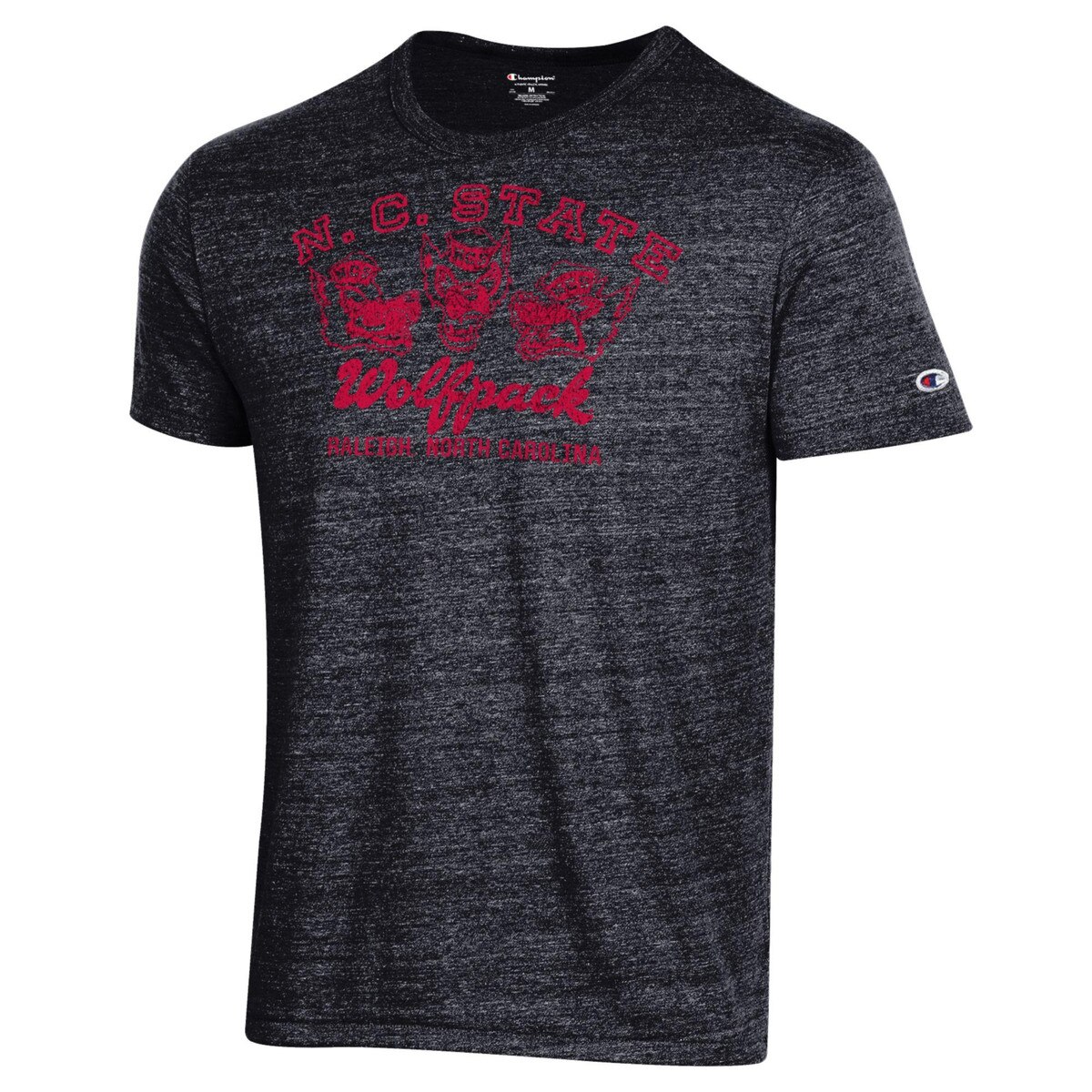 Black Short Sleeve Tri-blend Tee -